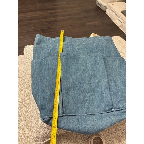 Every Day Denim Apron Tote Bag Home Sustainable Recycle Organic Gorpcore Utility - Picture 5 of 7